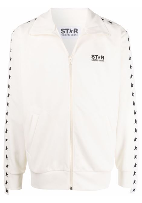 Giacca sportiva collezione White Star in bianco - GOLDEN GOOSE da uomo